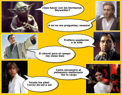 Episodio III'V: El reparto de los nenes