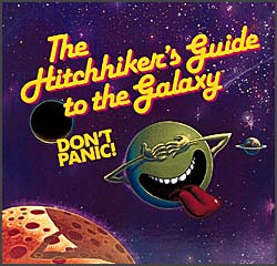 Logo salchichero de Hitchhiker's Guide to the Galaxy
