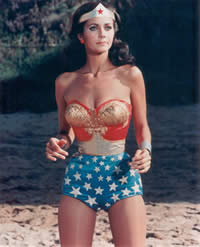 Lynda Carter como Wondwer Woman!