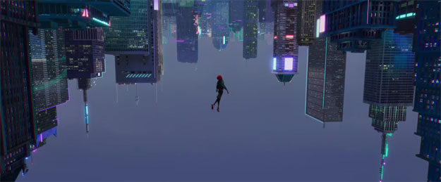 figurine spider man into the spider verse
