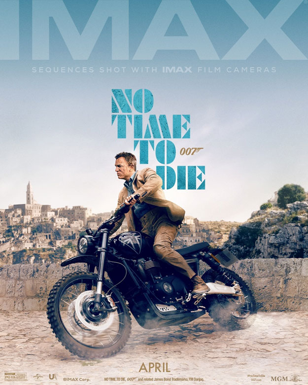 Cartel IMAX de Sin tiempo para morir