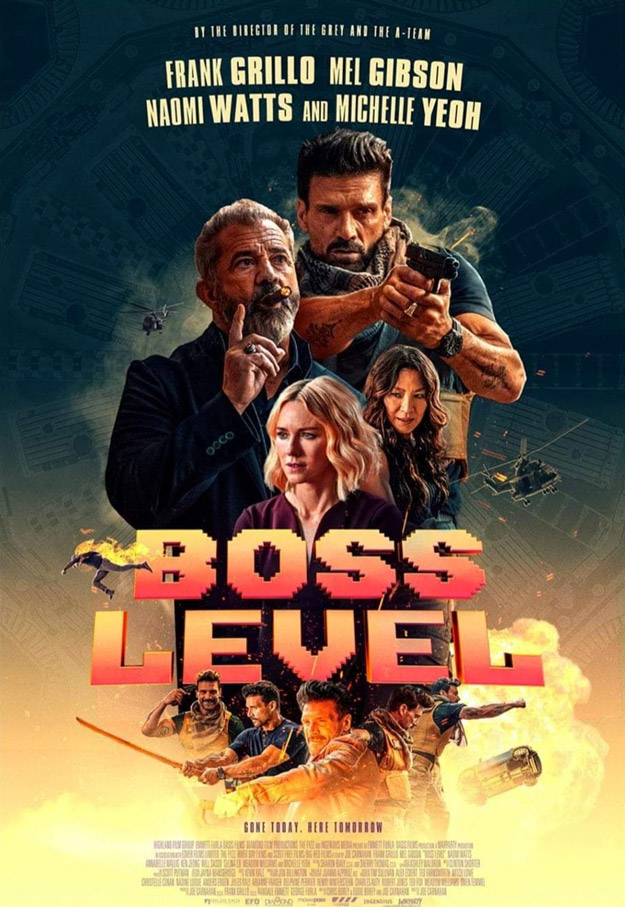 Primer cartel de Boss Level
