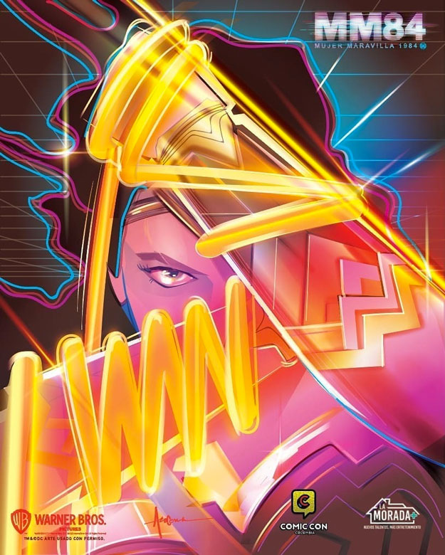 Cartel de Wonder Woman 1984 para a Comic Con de Colombia