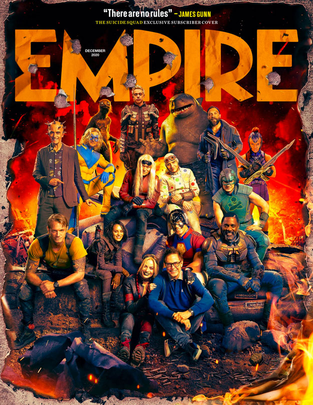Una de las portadas de Empire dedicadas a Escuadrón Suicida