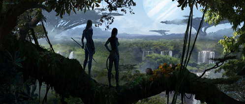 Escenario de Avatar dibujado por Dylan Cole