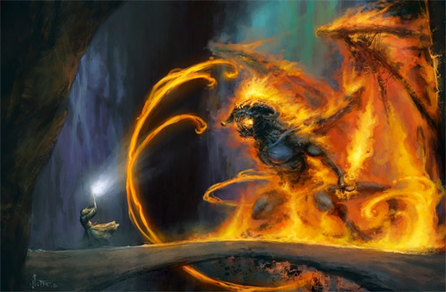 Gandalf vs. Balrog
