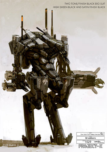 Arte conceptual de District 9 - Exo esqueleto final