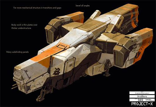 Arte conceptual de District 9 - La nave controladora de la estaci&oacute;n