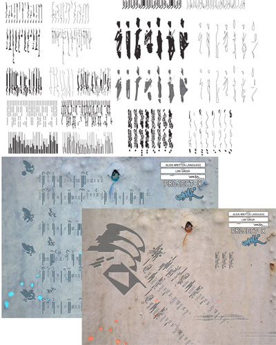 Arte conceptual de District 9 - Propuestas de escritura alien