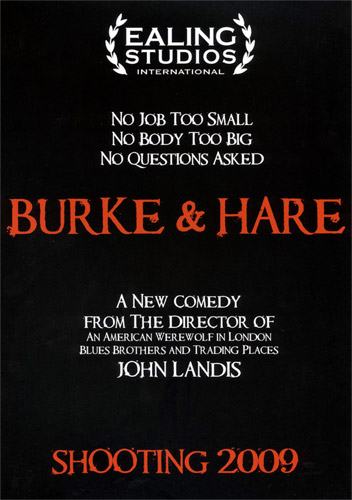 Teaser póster de Burke & Hare de John Landis