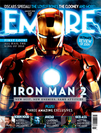 Portada dedicada a Iron Man 2 del último número de Empire