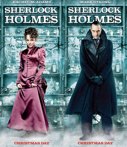 Nuevos carteles de Sherlock Holmes: Rachel McAdams y Mark Strong