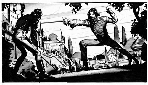 Arte conceptual de John Watkiss para Sherlock Holmes (650$)
