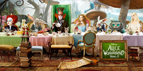 Nuevo cartel de Alice in Wonderland aparecido en Apple.com