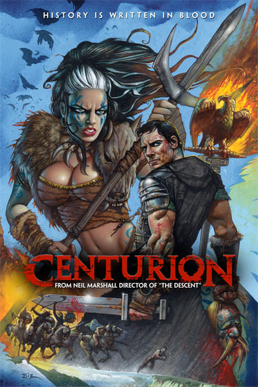 Póster de Centurión creado por Simon Bisley
