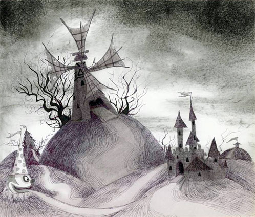 Uno de los diseño de Tim Burton para el nuevo Frankenweenie