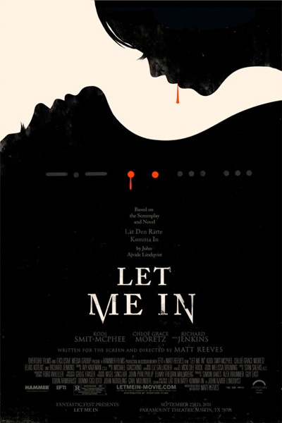 P&oacute;ster de Let Me In para el Fantastic Fest