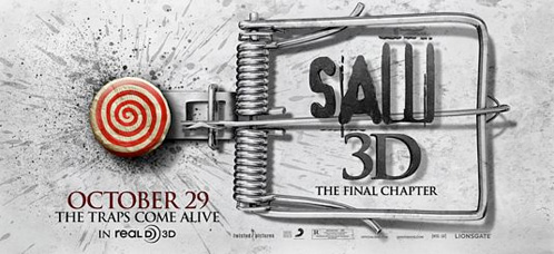 Nuevo cartel de Saw 3D