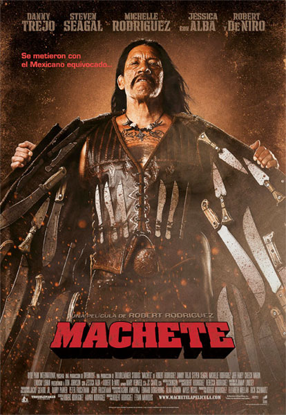 Póster español de Machete