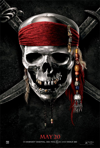 Primer cartel de Pirates of the Caribbean: On Stranger Tides de Rob Marshall