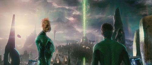Tomar-Re y Hal Jordan en Oa