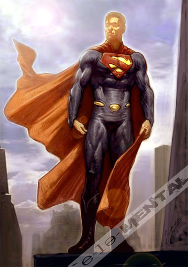 Concept Art del Superman que nunca fue obra de Steve Johnson y Edge FX