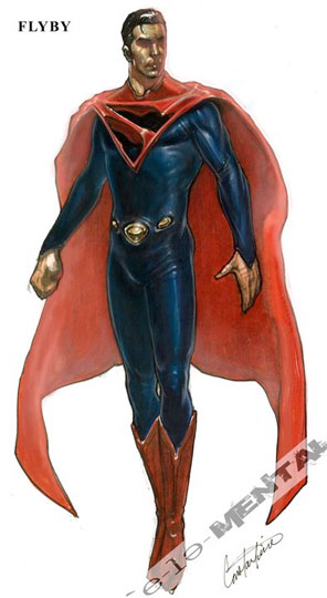 Concept Art del Superman que nunca fue obra de Steve Johnson y Edge FX