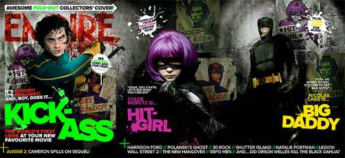 Portada Empire dedicada a Kick-Ass