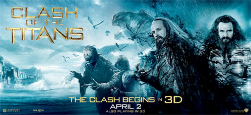 Nuevo cartel de Furia de Titanes en 3-D: Hades, Zeus y alguna de las criaturas