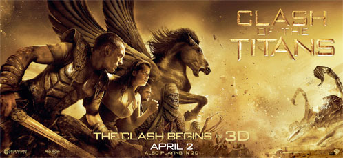 Nuevo cartel de Furia de Titanes en 3-D: Perseo, Io y Pegaso