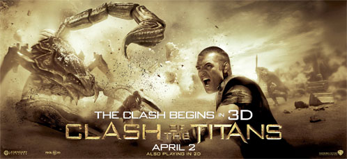 Nuevo cartel de Furia de Titanes en 3-D: Perseo