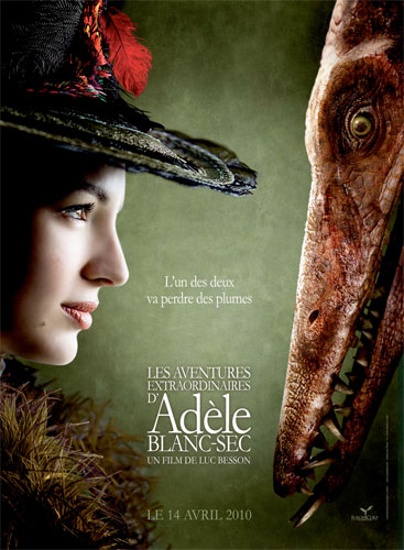 Un cartel de Les aventures extraordinaires d'Adle Blanc-Sec