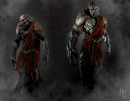 Arte conceptual de Furia de Titanes: Calibos