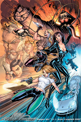 Las Danger Girl de Jeff Scott Campbell