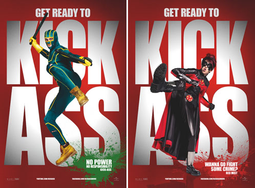 Kick-Ass y Bruma Roja