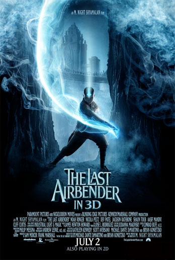Nuevo cartel de Airbender: el &uacute;ltimo guerrero