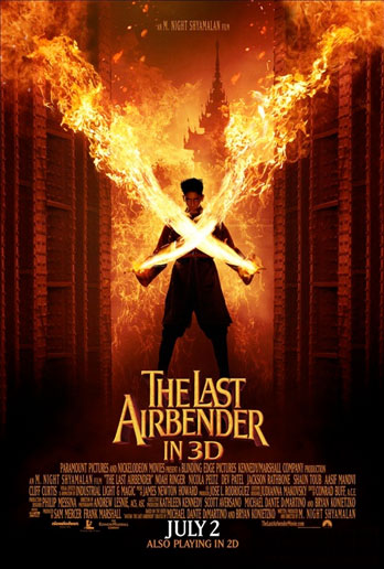 Nuevo cartel de Airbender: el &uacute;ltimo guerrero