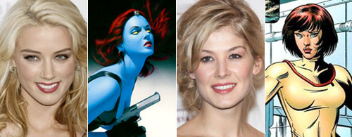 &iquest;Amber Heard como Mistica y Rosamund Pike como Moira McTaggert?