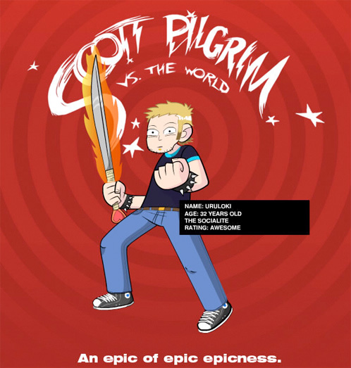 Uruloki visto por Scott Pilgrim vs. The World
