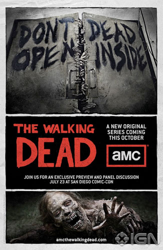 Póster de The Walking Dead para la Comic-Con 2010