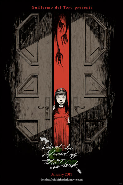 El cartel de Don't Be Afraid of the Dark dibujado por Troy Nixey