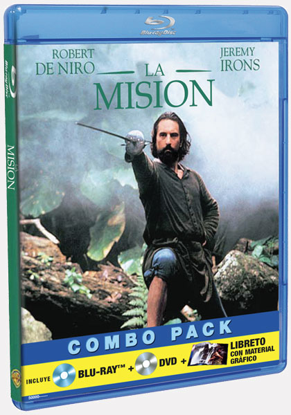Portada de la edici&oacute;n en Blu-Ray de La misi&oacute;n