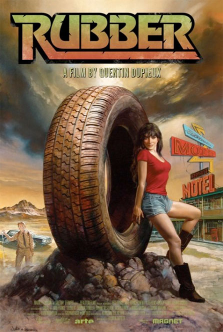 Extraño cartel, pero bastante molón, de Rubber de Quentin Dupieux