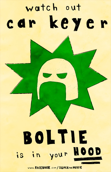 Divertido cartel de Super