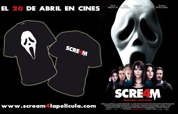 Scream 4, el 20 de abril en cines