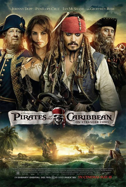 Cartel final de Piratas del Caribe: en mareas misteriosas