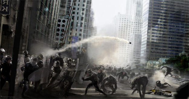 Concept Art de Rise of the Planet of the Apes