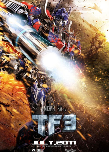 Nuevo cartel de Transformers: el lado oscuro de la luna