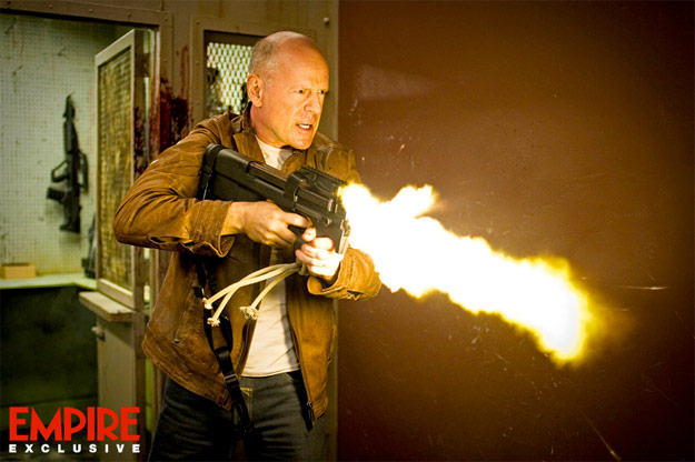Primera imagen oficial de Looper, Bruce Willis dando candela