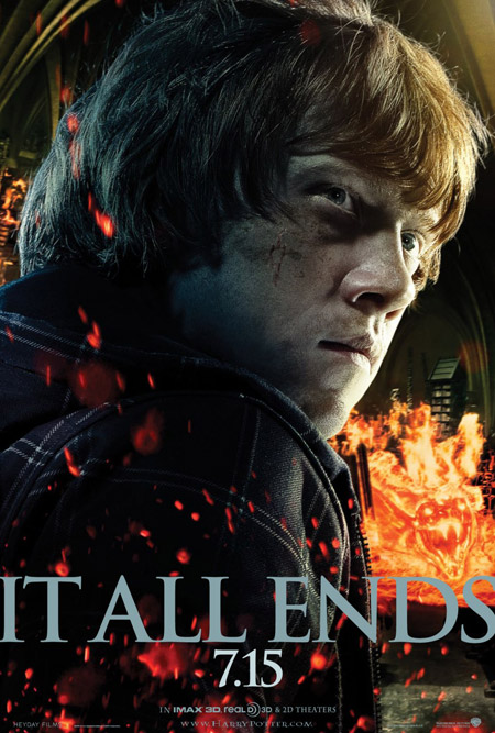 Nuevo cartel de Harry Potter y las reliquias de la muerte (2ª parte)... Ron Weasley
